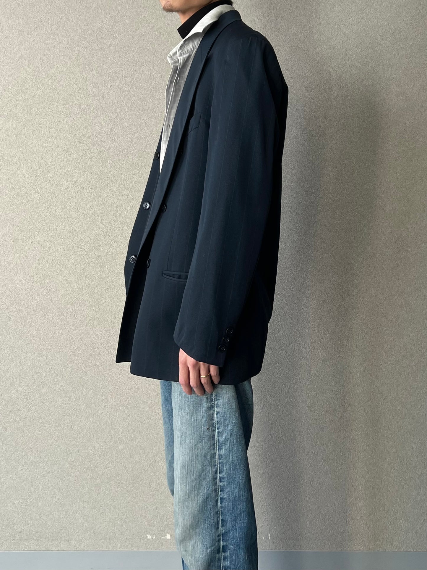 90's MANI × Neiman Marcus tailored jacket "Made in ITALY"