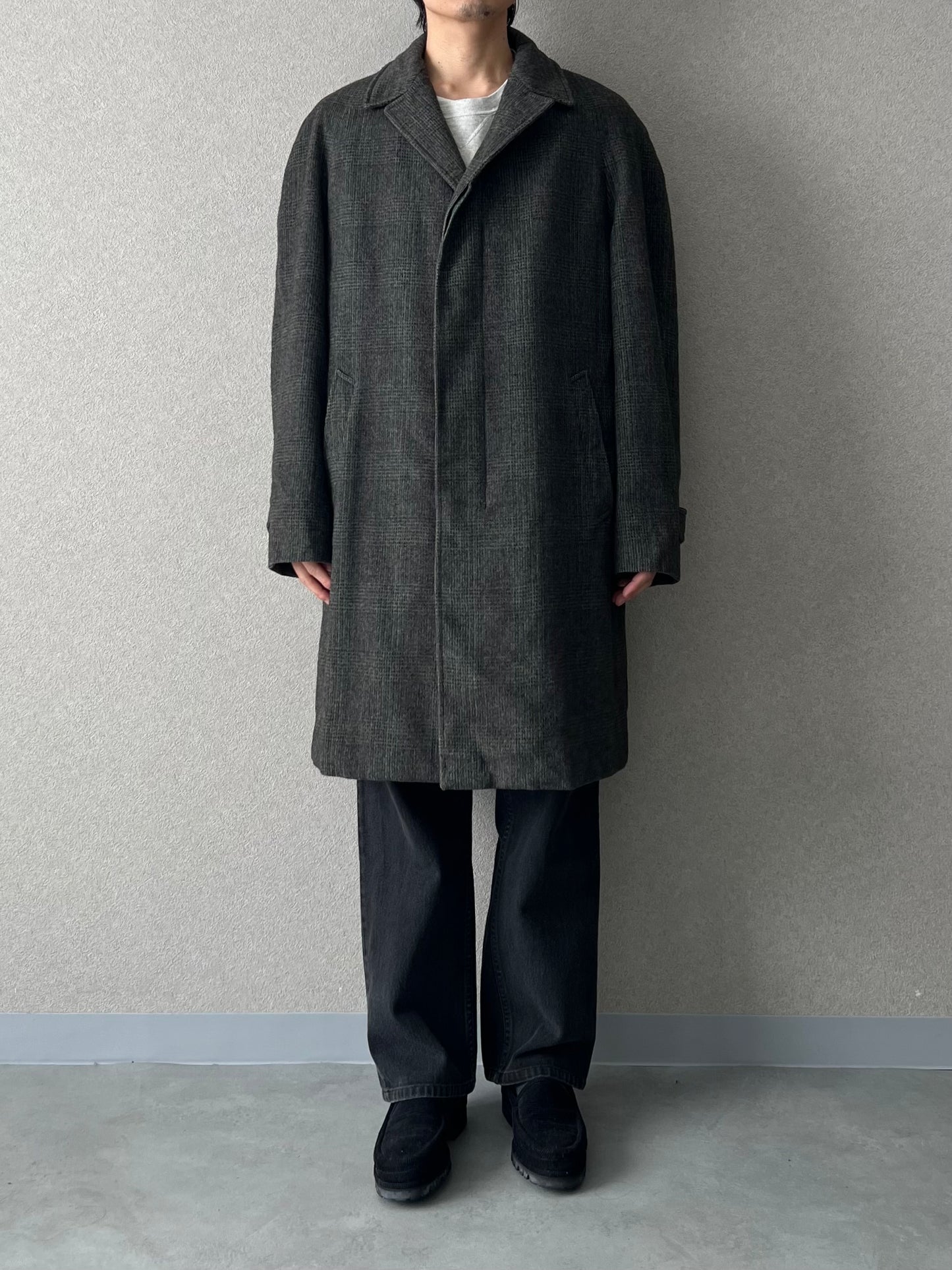 60's VINTAGE wool chester coat