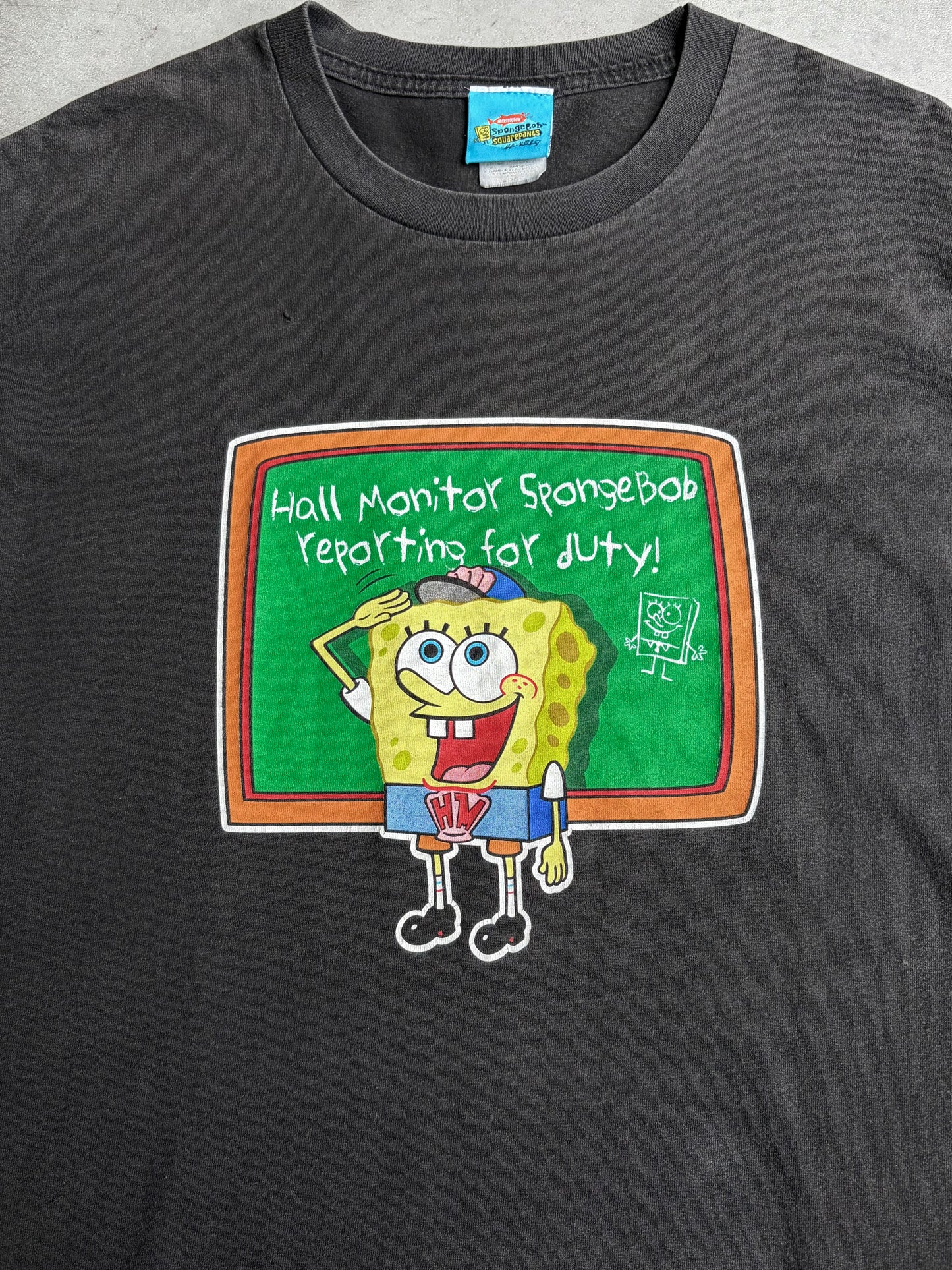 00's SPONGE BOB print t-shirt