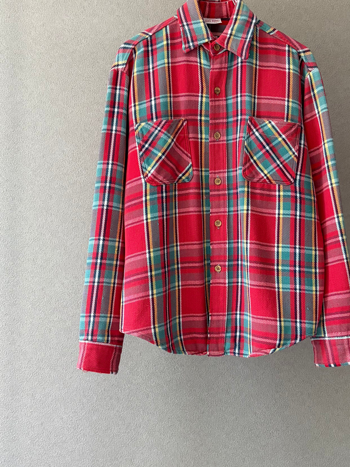 70's BIGMAC flannel shirt "Made in USA"
