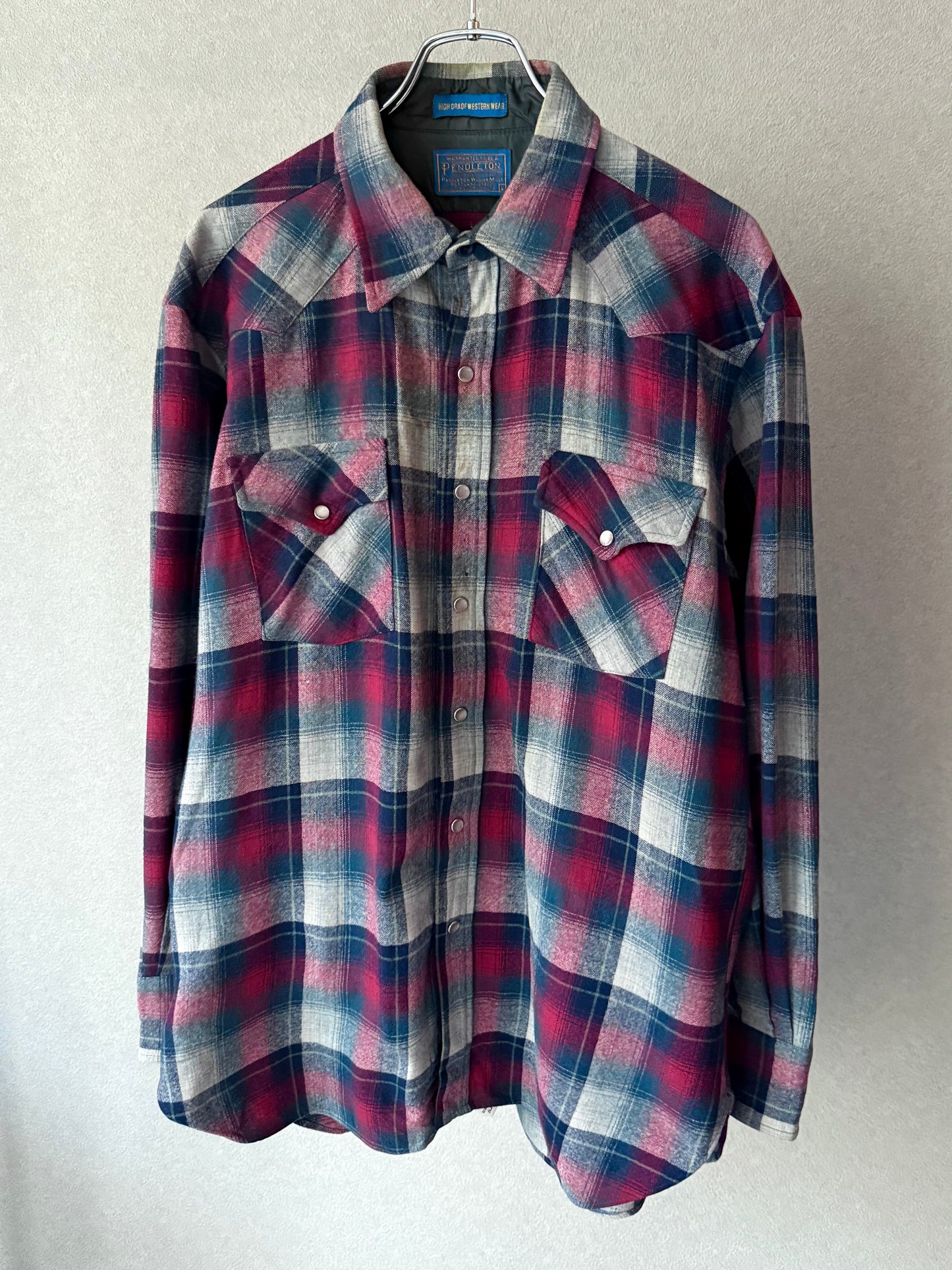 90's PENDLETON western wool shirt "Made in USA"