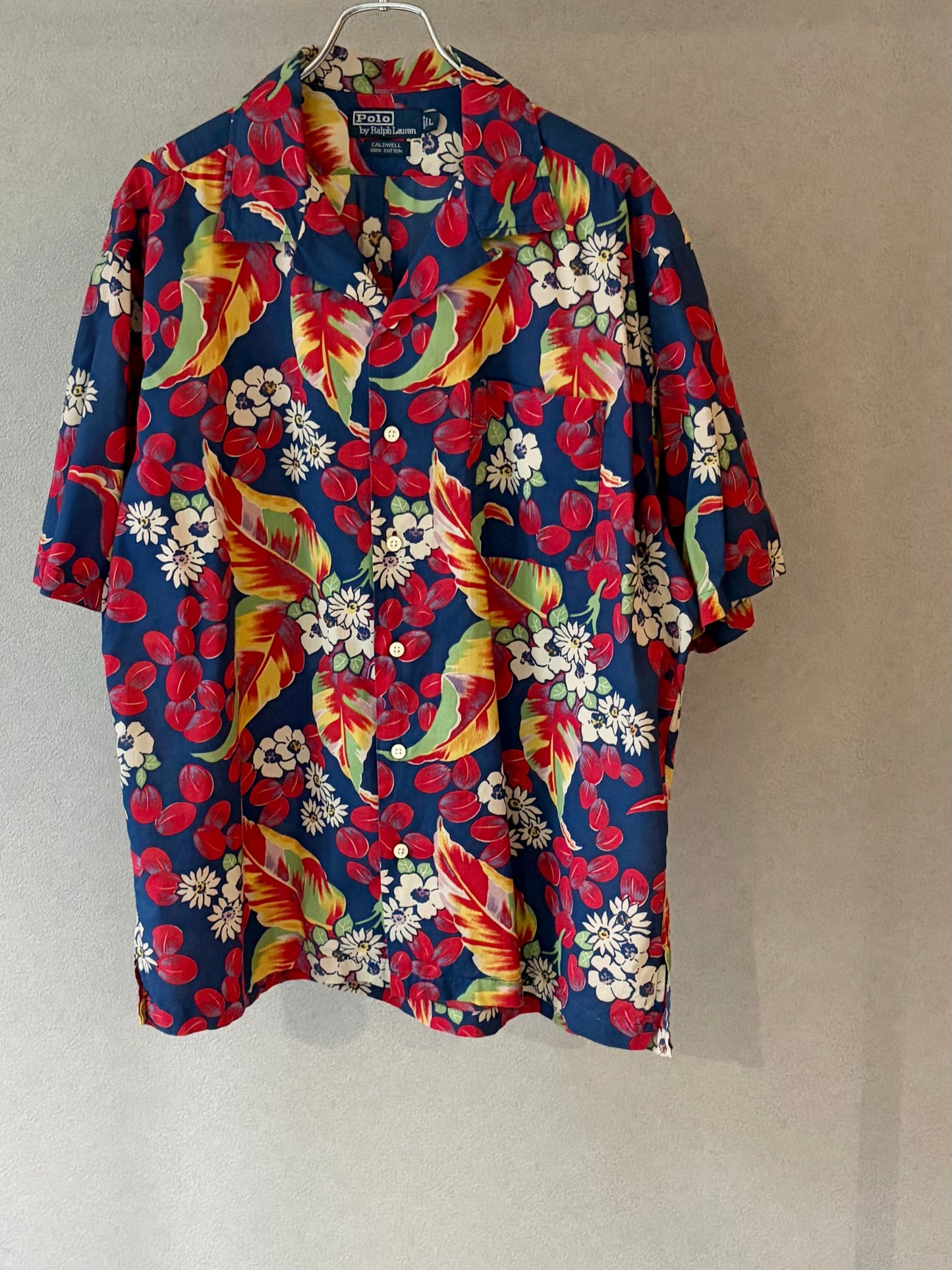 90's Polo Ralph Lauren open collar shirt "CALDWELL"