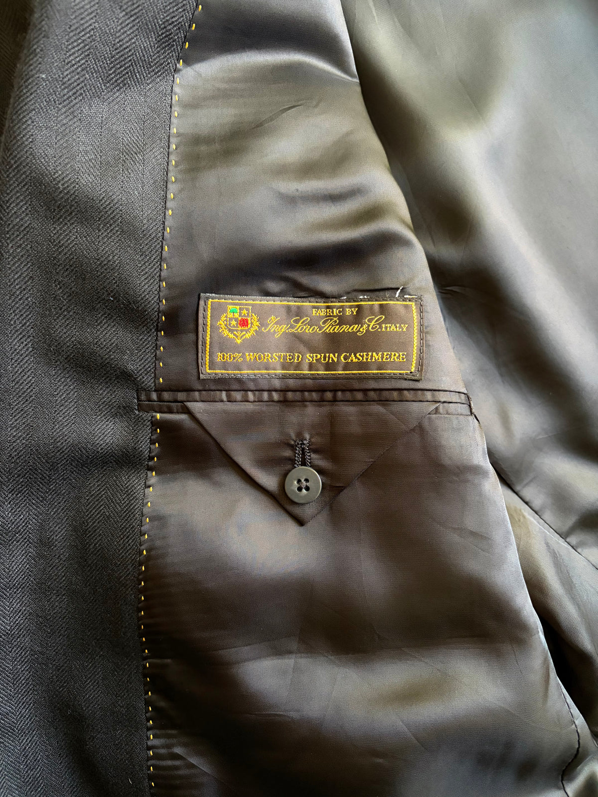 90's Hart Schaffner&Marx × Loro Piana cashmere tailored jacket "Made in USA"