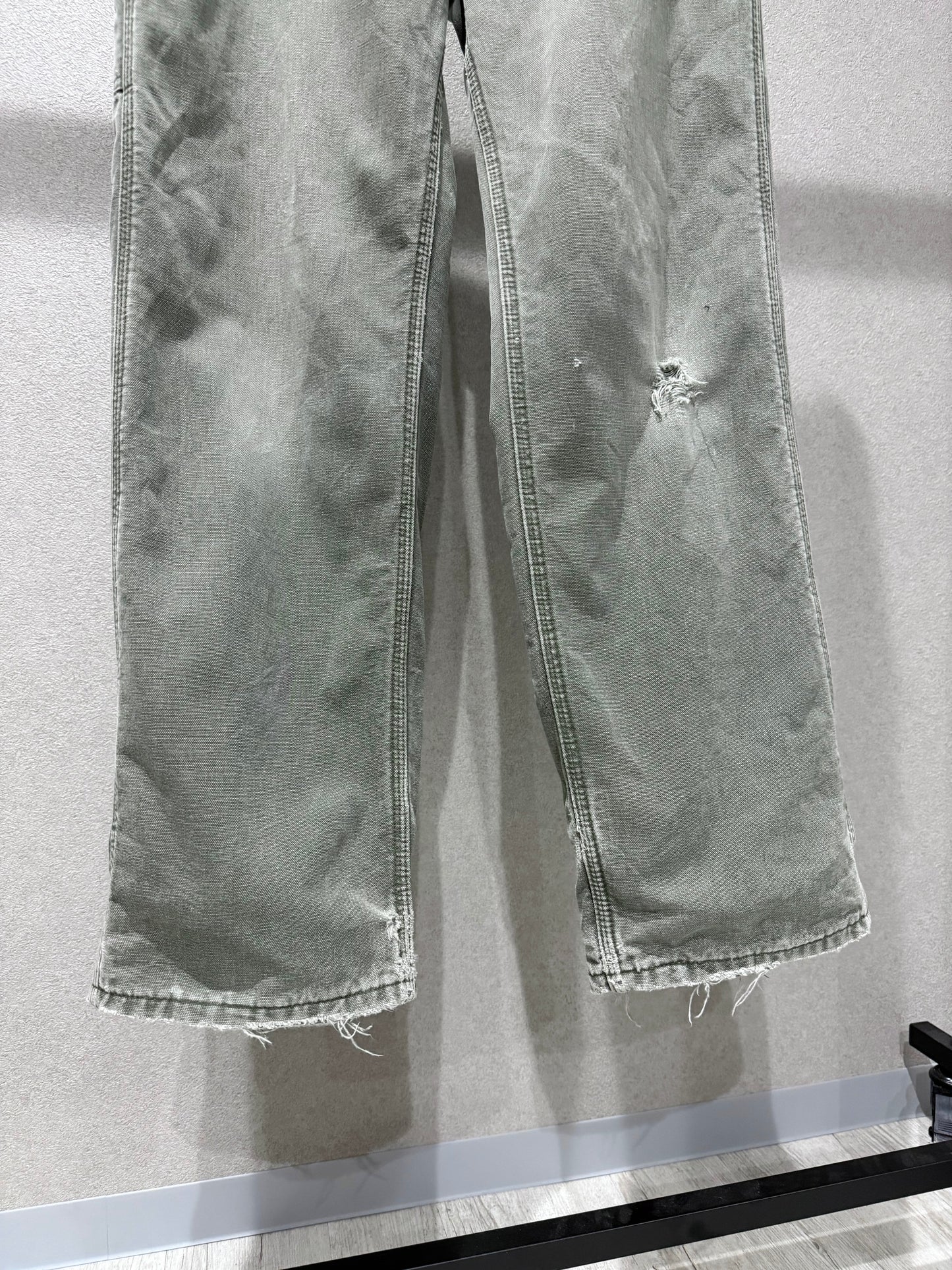 00's carhartt flannel lining painter pants
