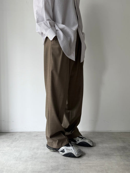00's Zanella × Loro Piana wool slacks "Made in ITALY