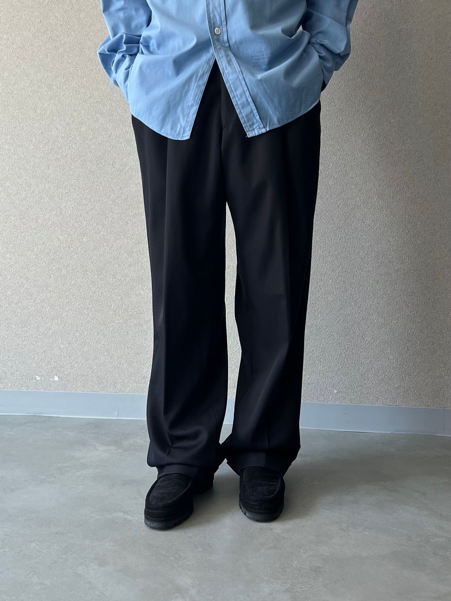 00's PAZONI wool slacks "Made in ITALY"
