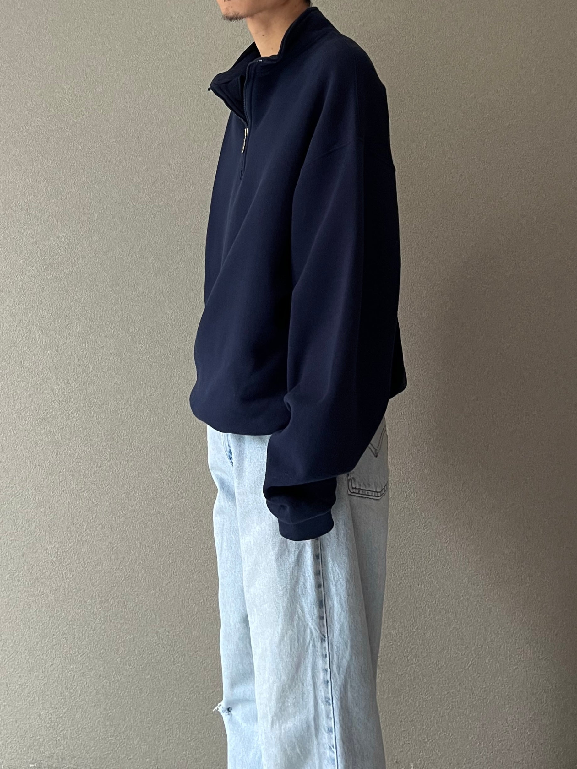 90's RUSSELL half zip sweater – HARU CLOTHING STORE