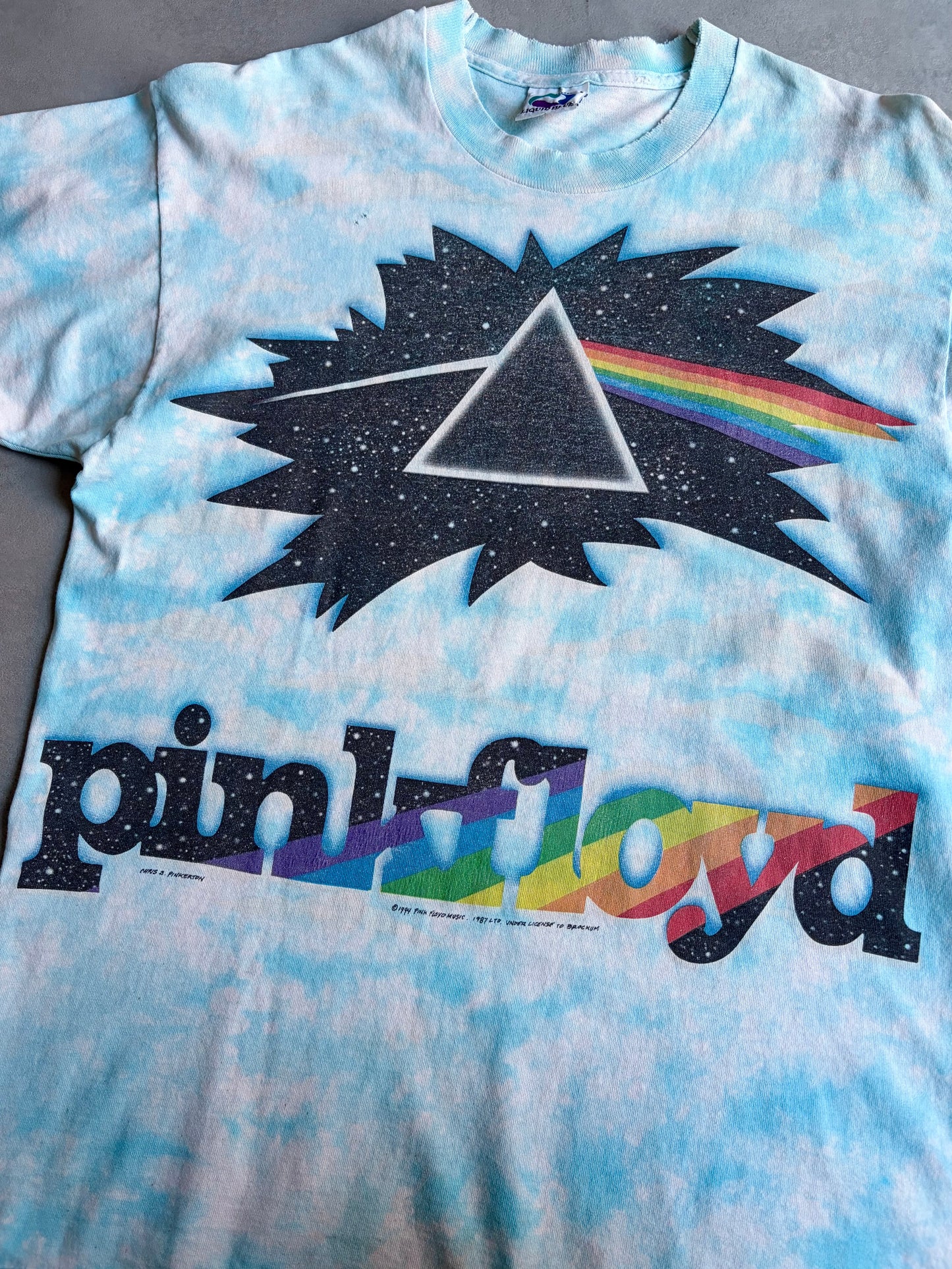 90's Pink Floyd x LIQUID BLUE t-shirt "Made in USA"
