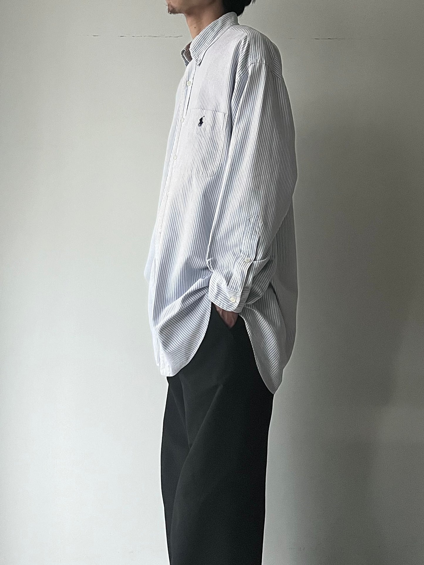90's Polo Ralph Lauren BD shirt "BIG SHIRT"