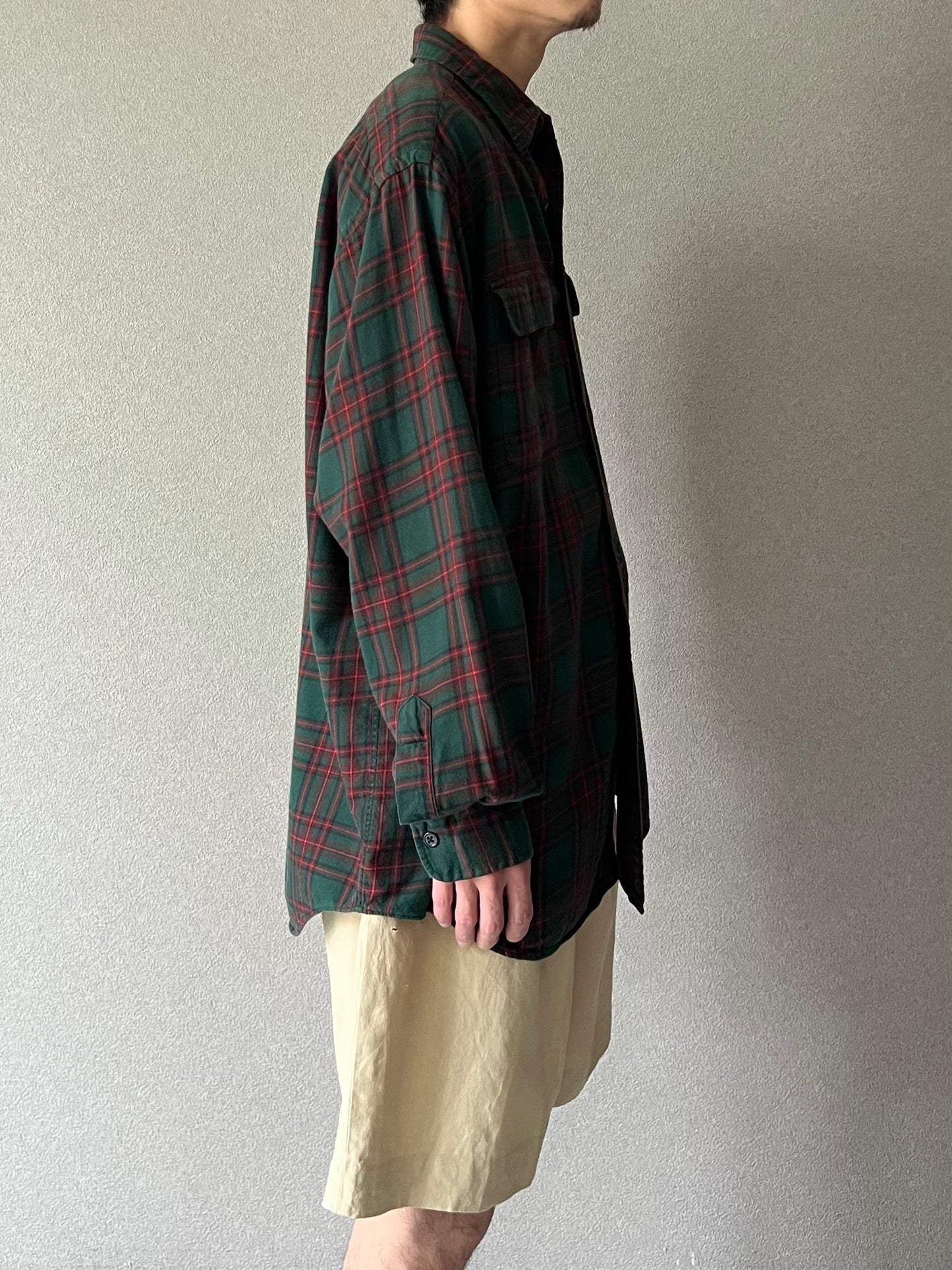 90's Polo Ralph Lauren cotton×wool shirt "WHITFEILD"