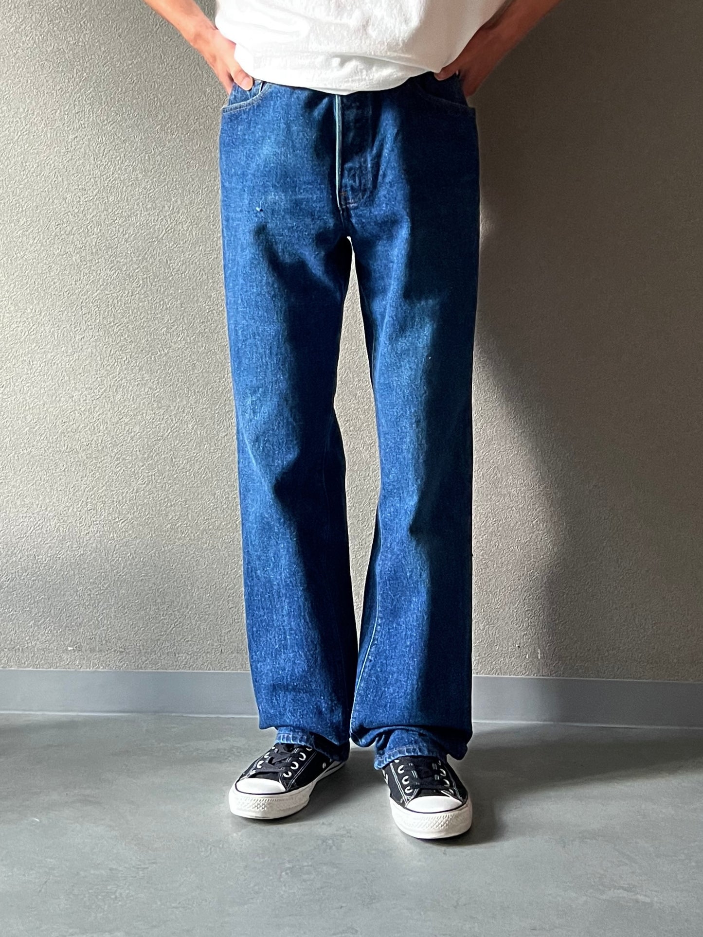 80's Levi's denim pants "Inseam Single"
