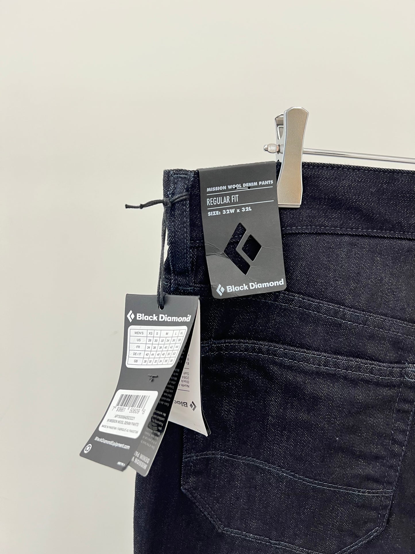 00's BLACK DIAMOND denim pants "DEAD STOCK"