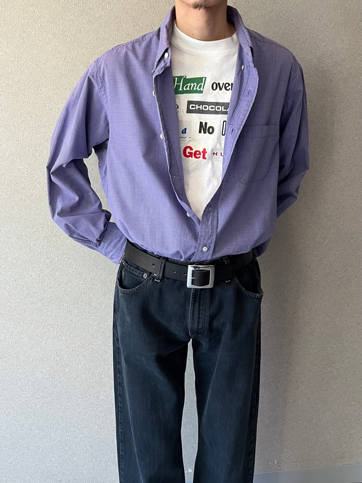 90's UNKNOWN message t-shirt