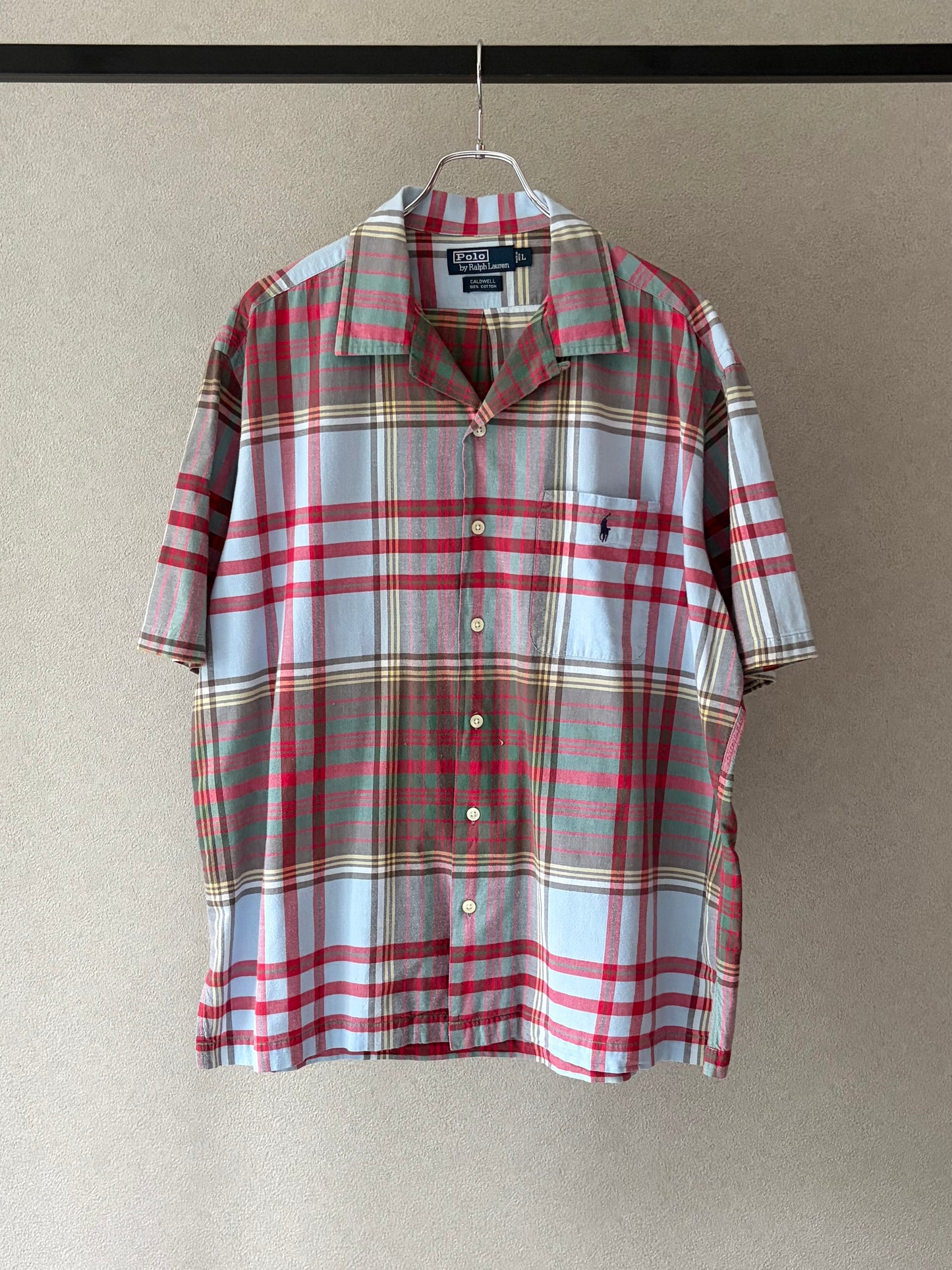 90's Polo Ralph Lauren open collar shirt "CALDWELL"