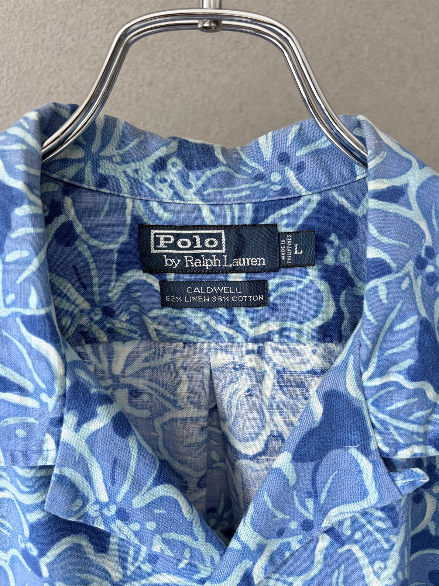 90's Polo Ralph Lauren open collar shirt "CALDWELL"
