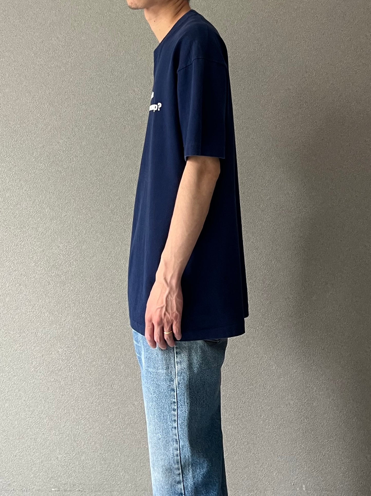 90's UNKNOWN message t-shirt "Made in USA"