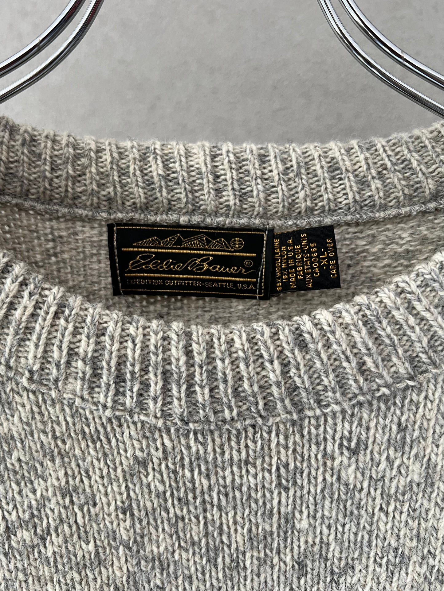 80's Eddie Bauer knit sweater "Made in USA"