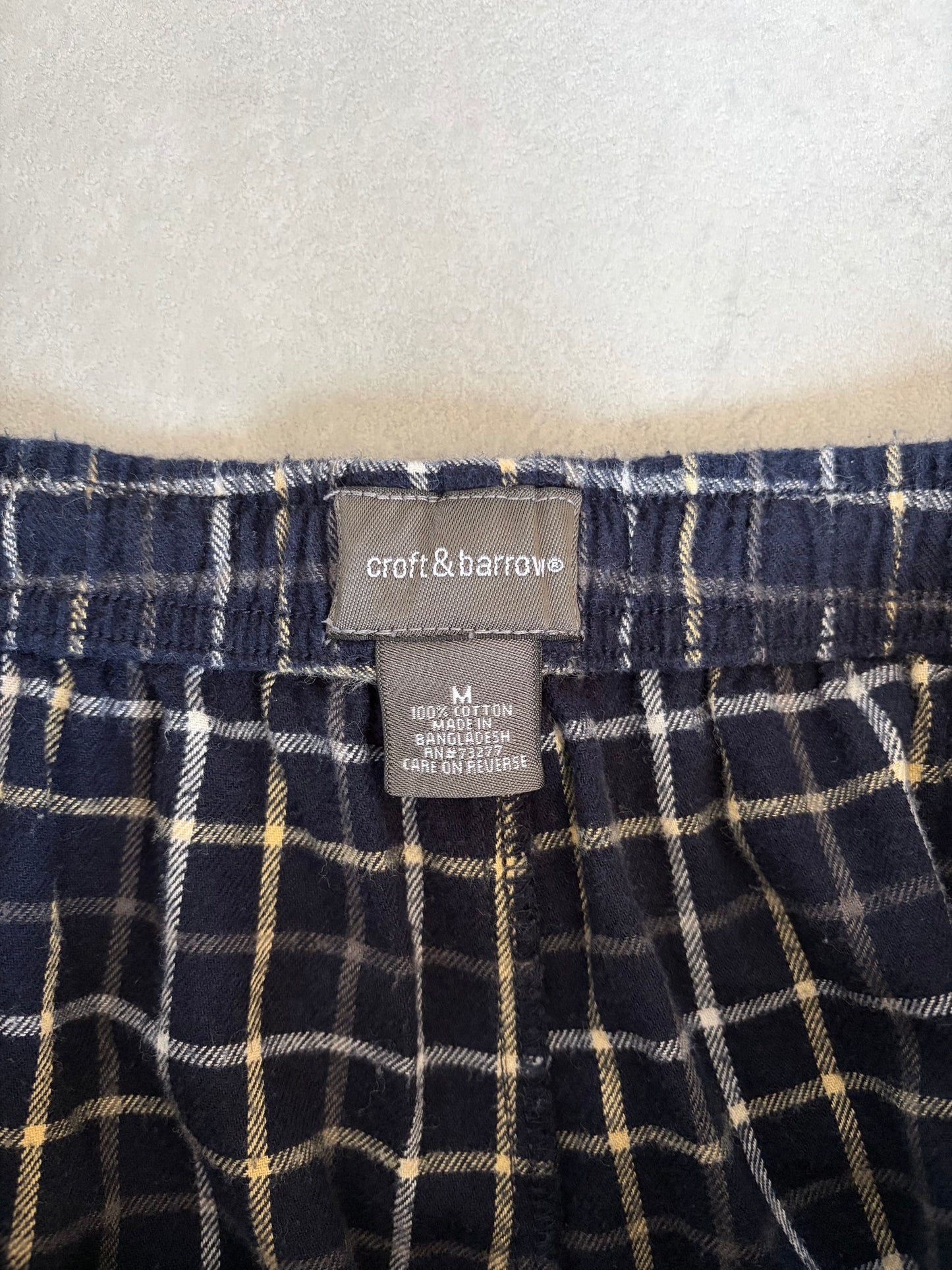 00's croft&barrow flannel pants