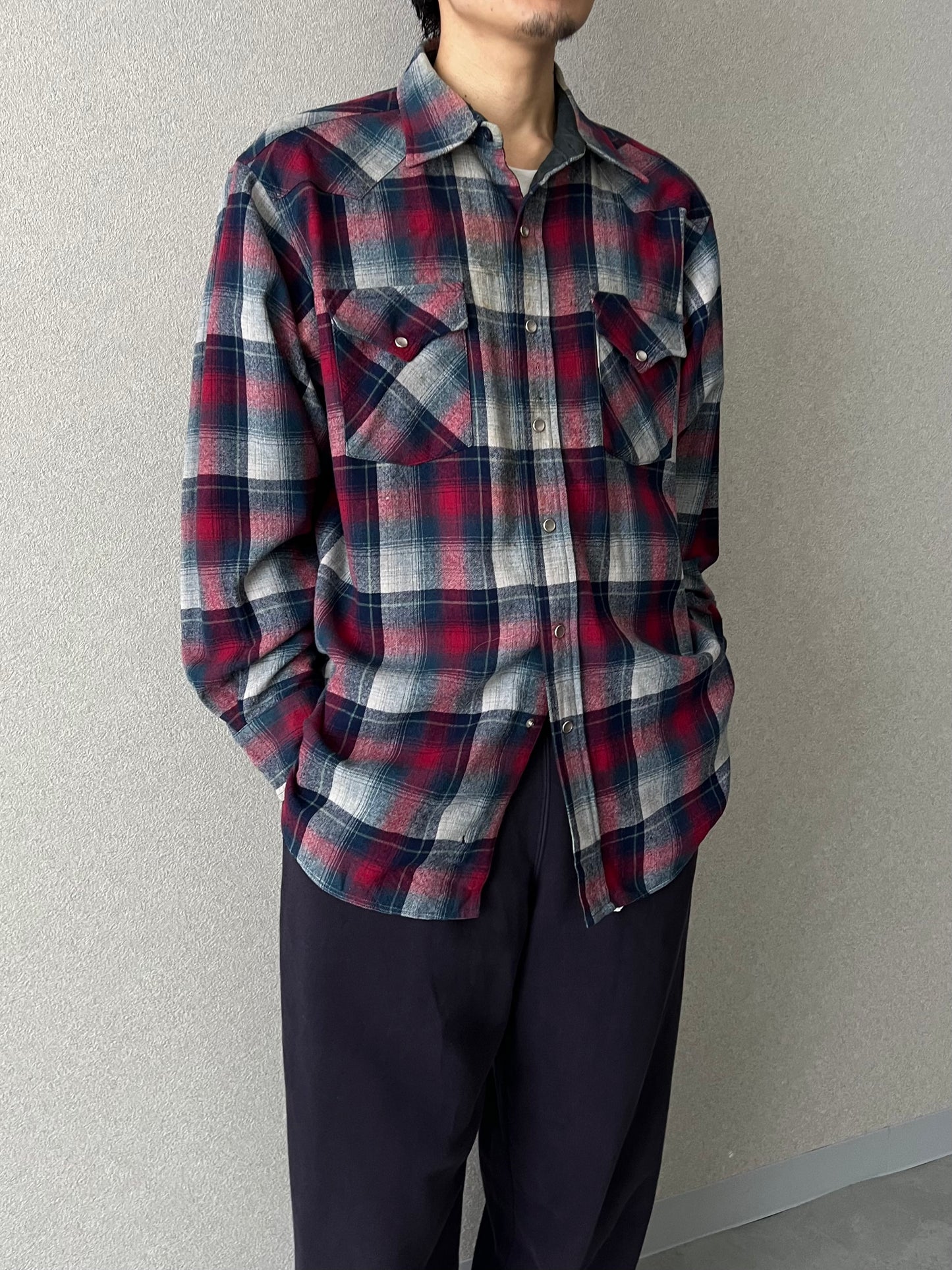 90's PENDLETON western wool shirt "Made in USA"