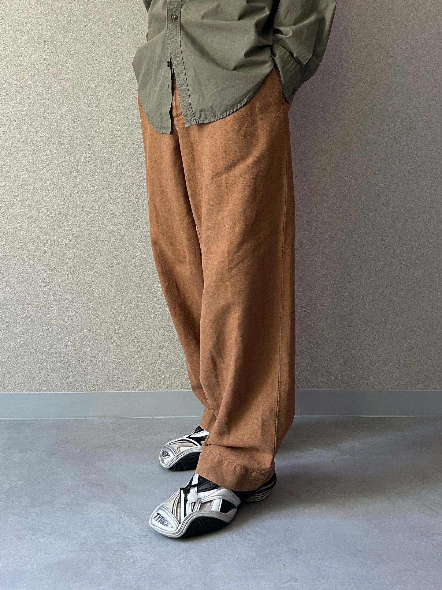 00's BANANA REPUBLIC cotton×linen pants