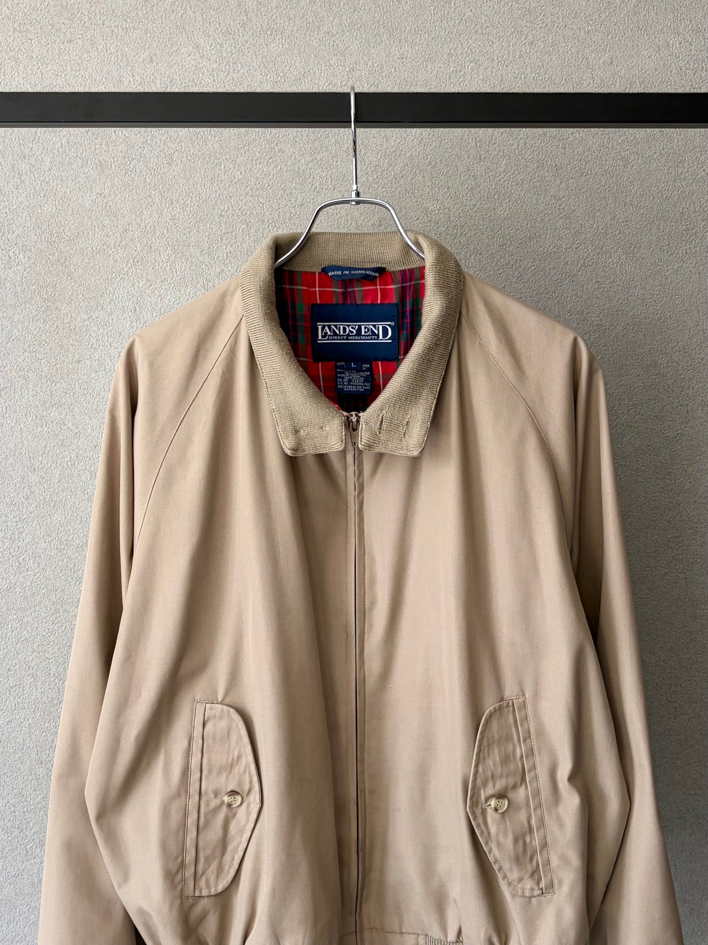 80's〜 LANDS'END harrington jacket