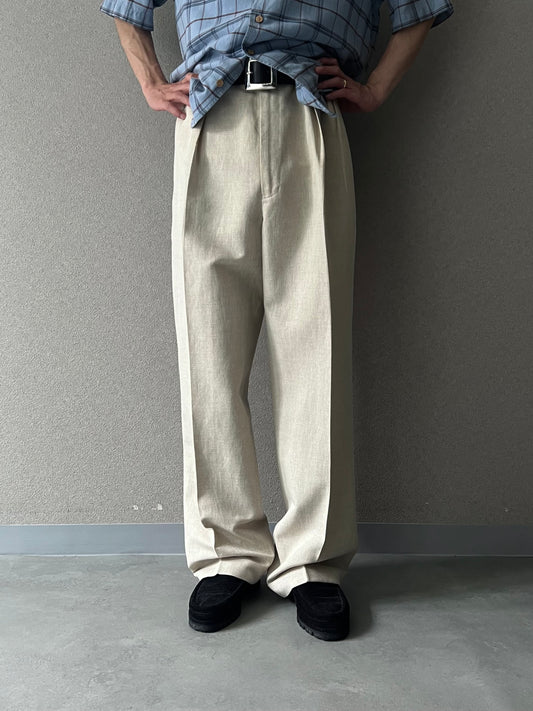 90's Polo Ralph Lauren linen×cotton slacks