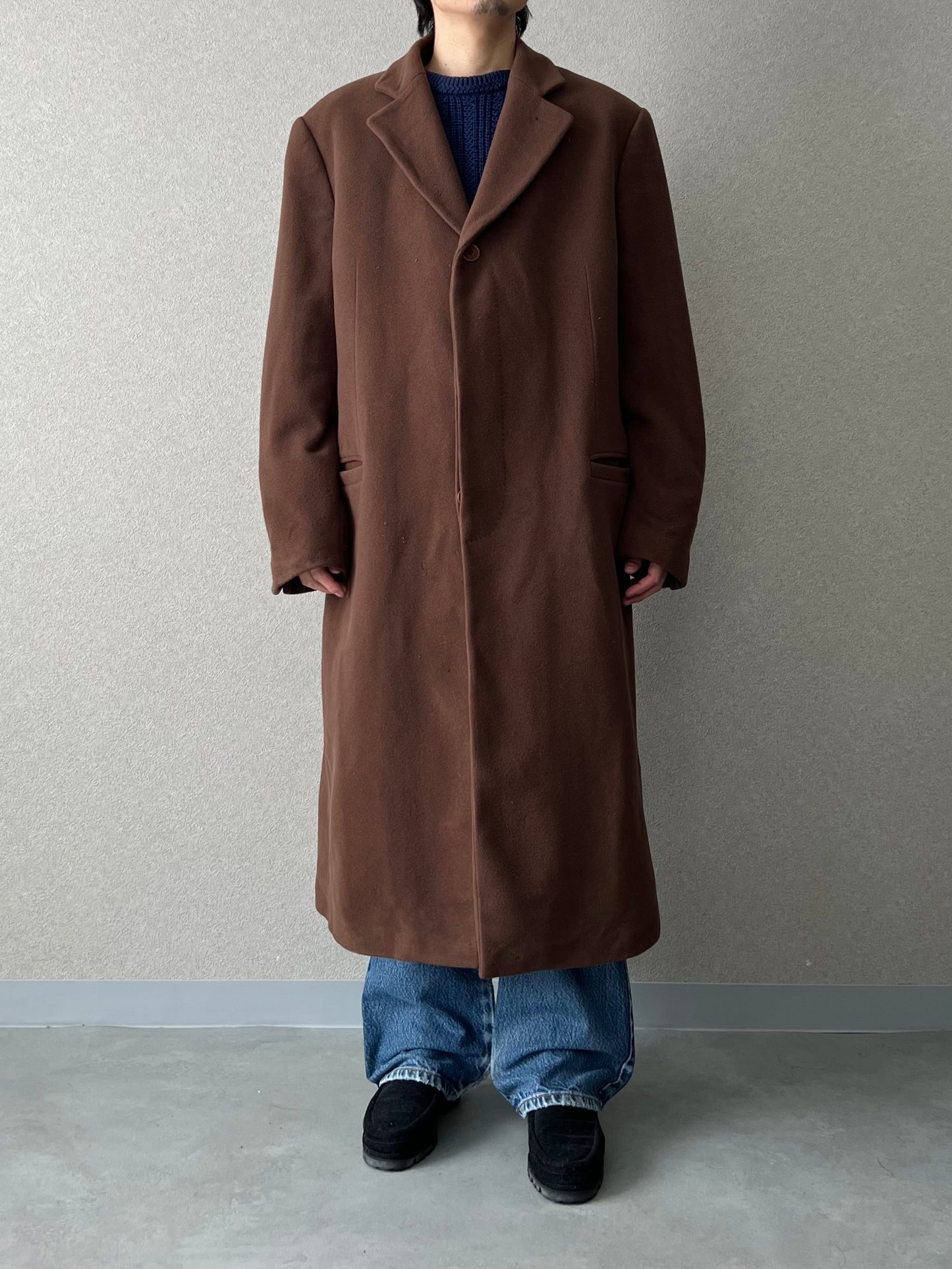 90's VERSACE chester coat "Made in ITALY"