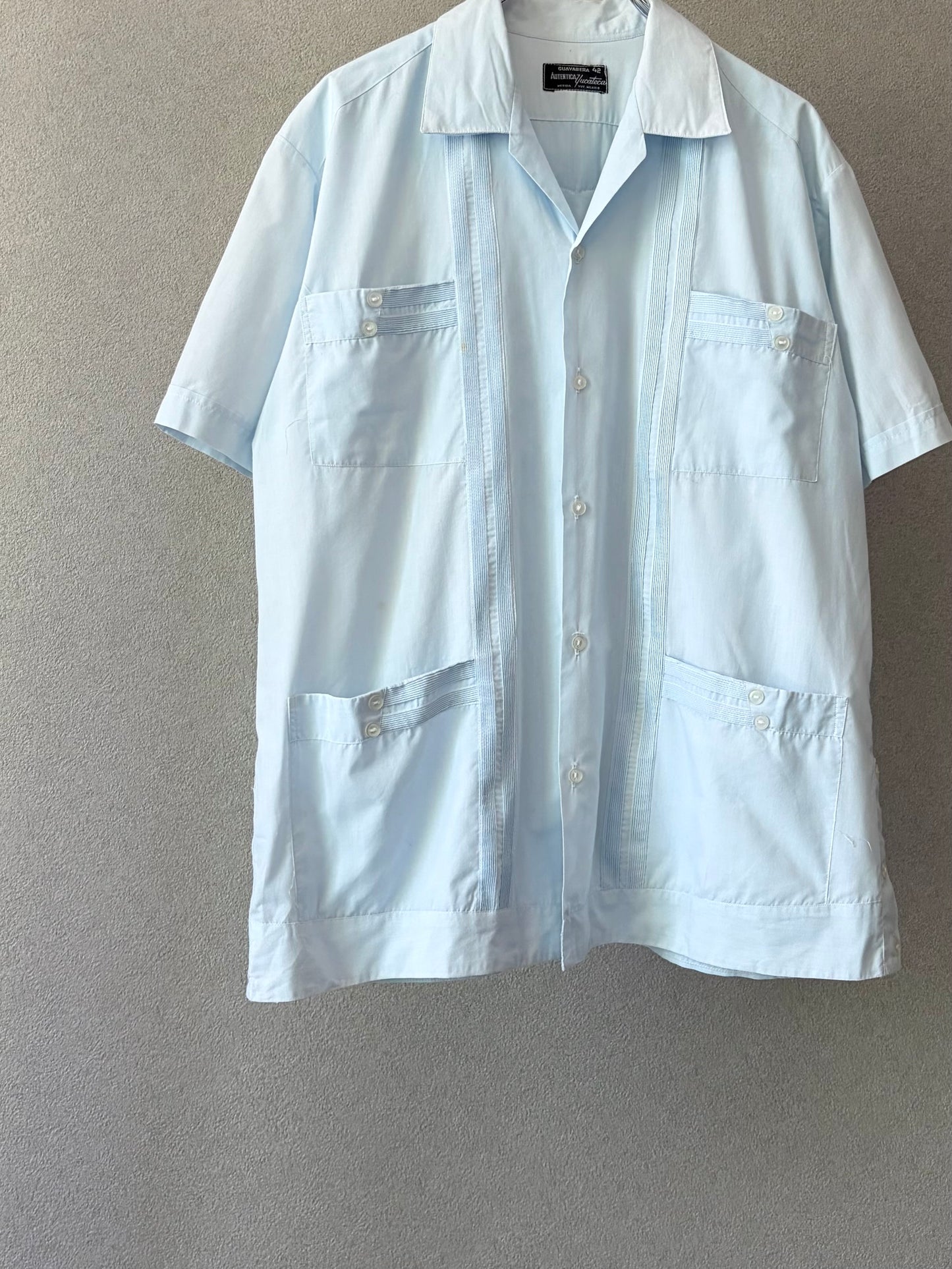 80's YUCATECA guayabera shirt