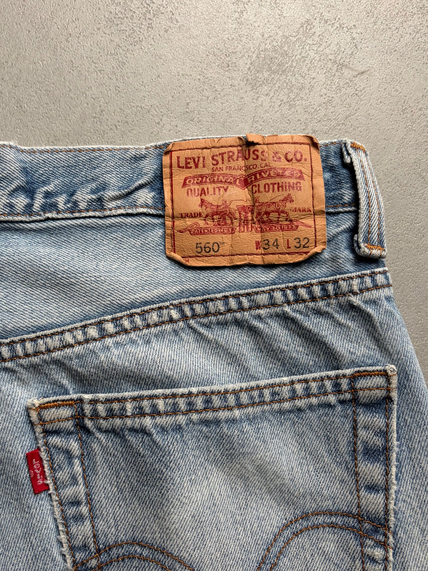00's Levi's 560 denim pants
