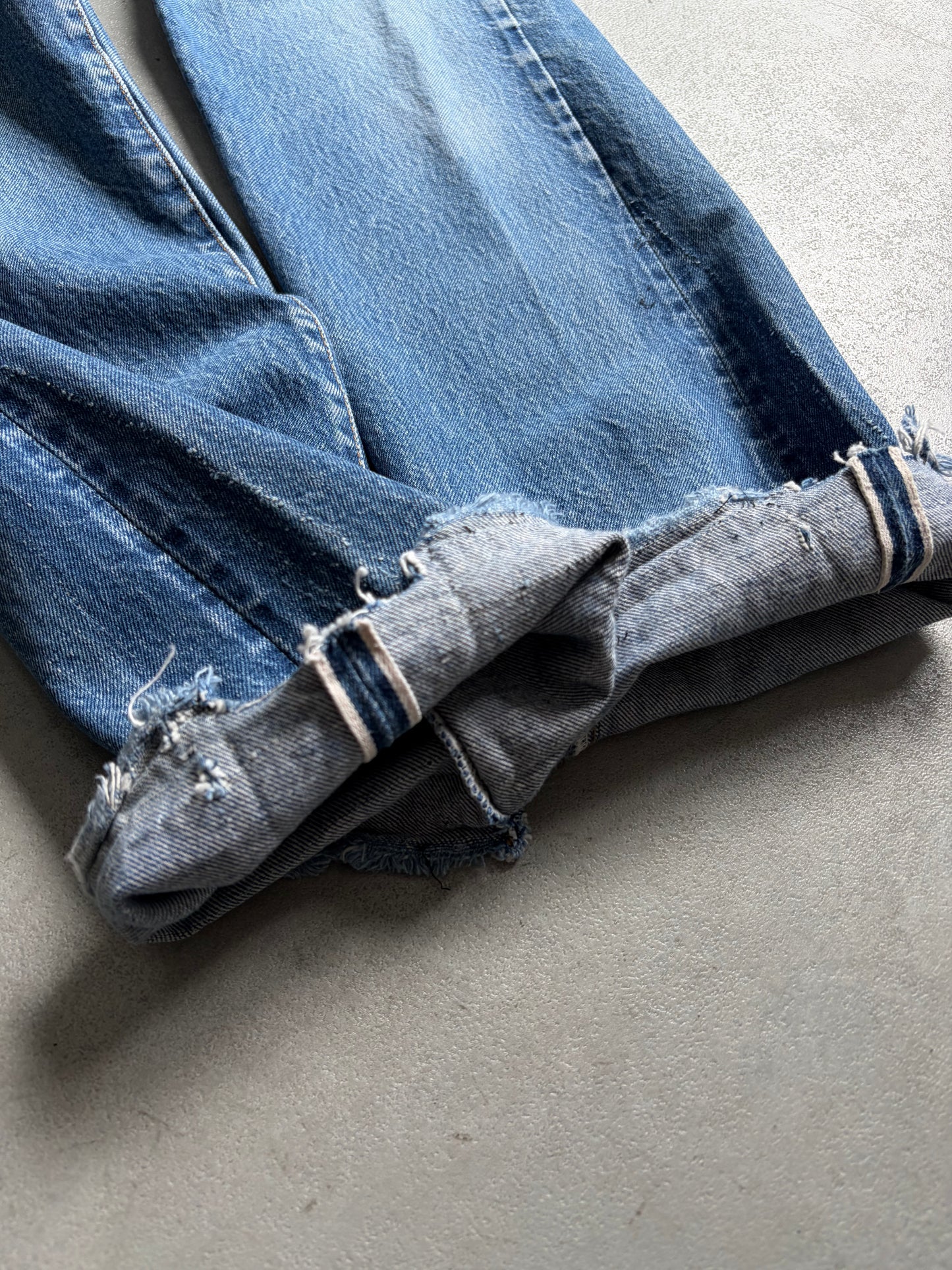 80's Levi’s 501 denim pants "RED LINE"