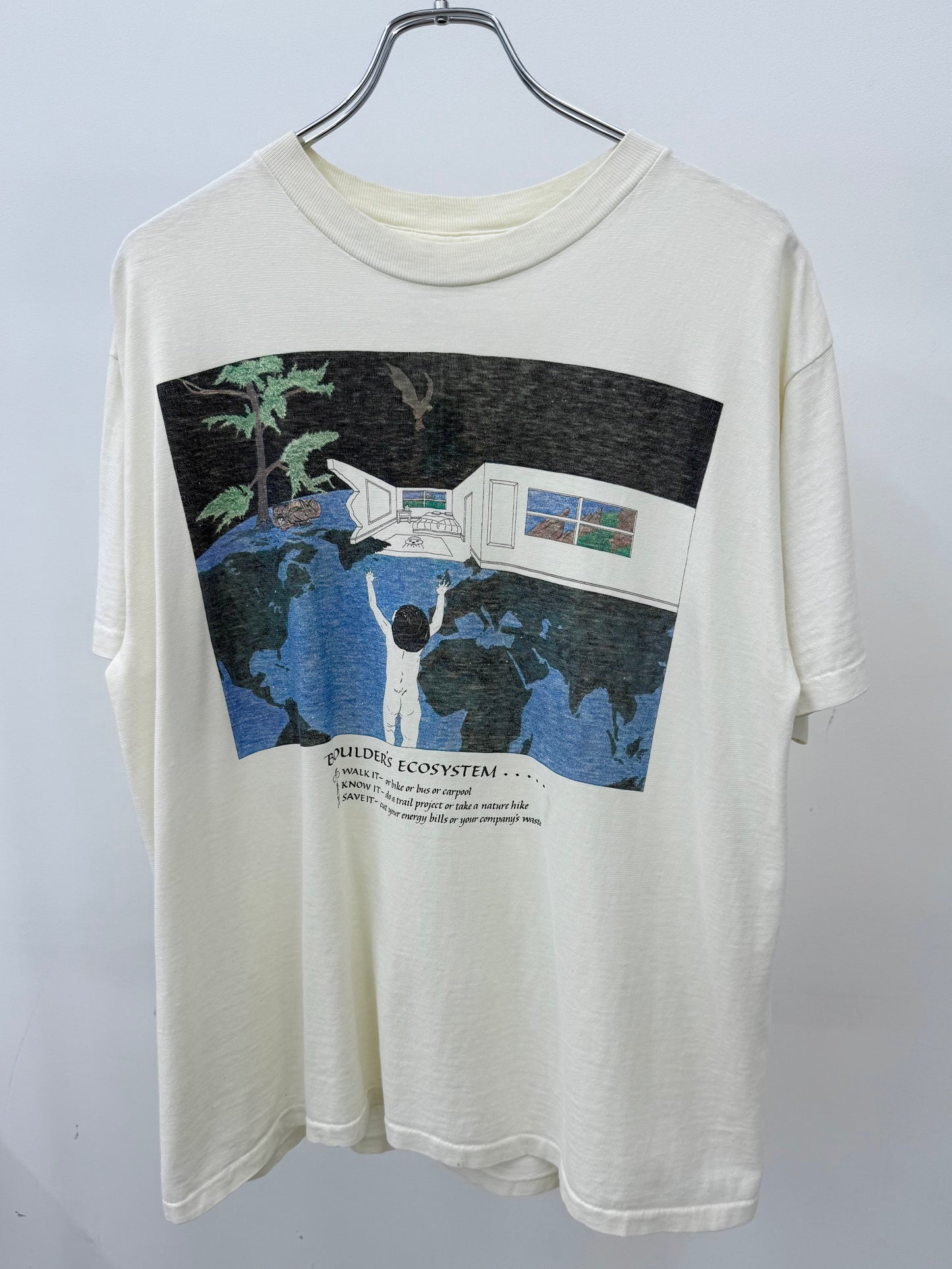 90's EARTH DAY t-shirt "MADE IN USA"