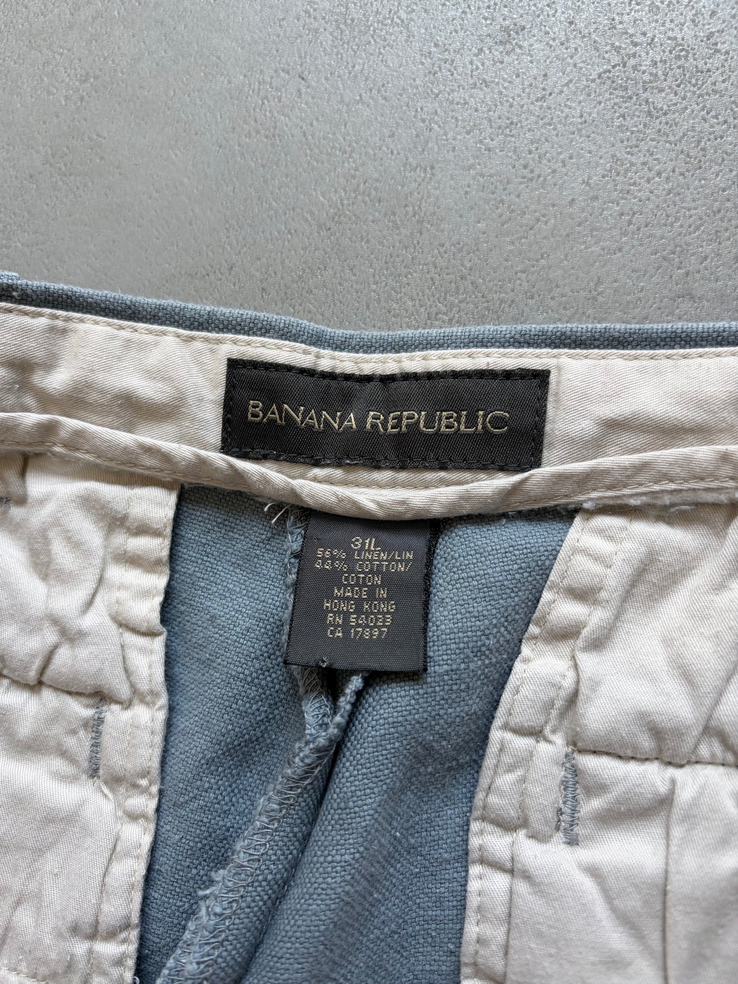 90's BANANA REPUBLIC linen×cotton slacks