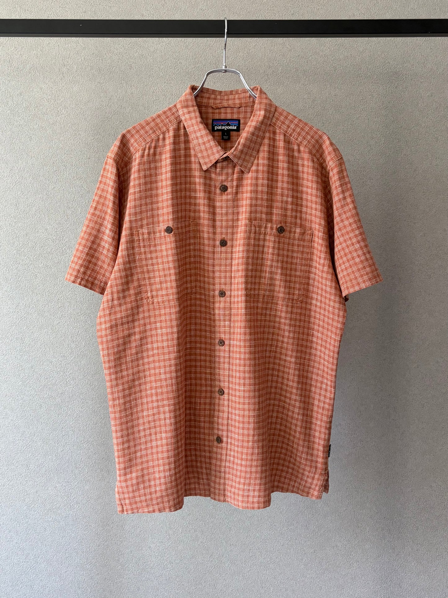 00's patagonia hemp×cotton shirt