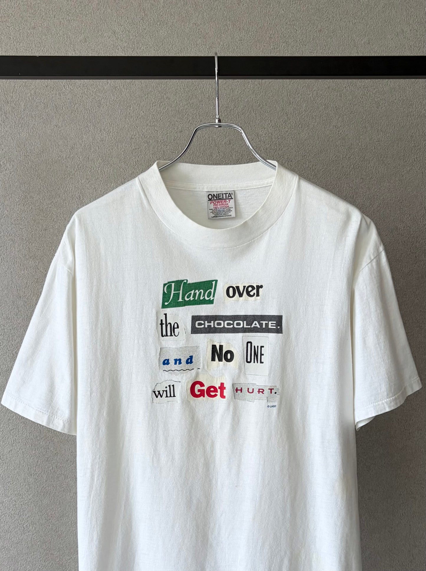 90's UNKNOWN message t-shirt
