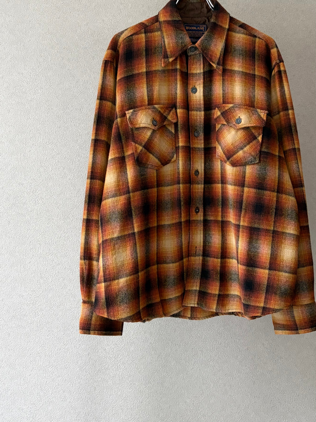 70's WOODLAND wool shirt