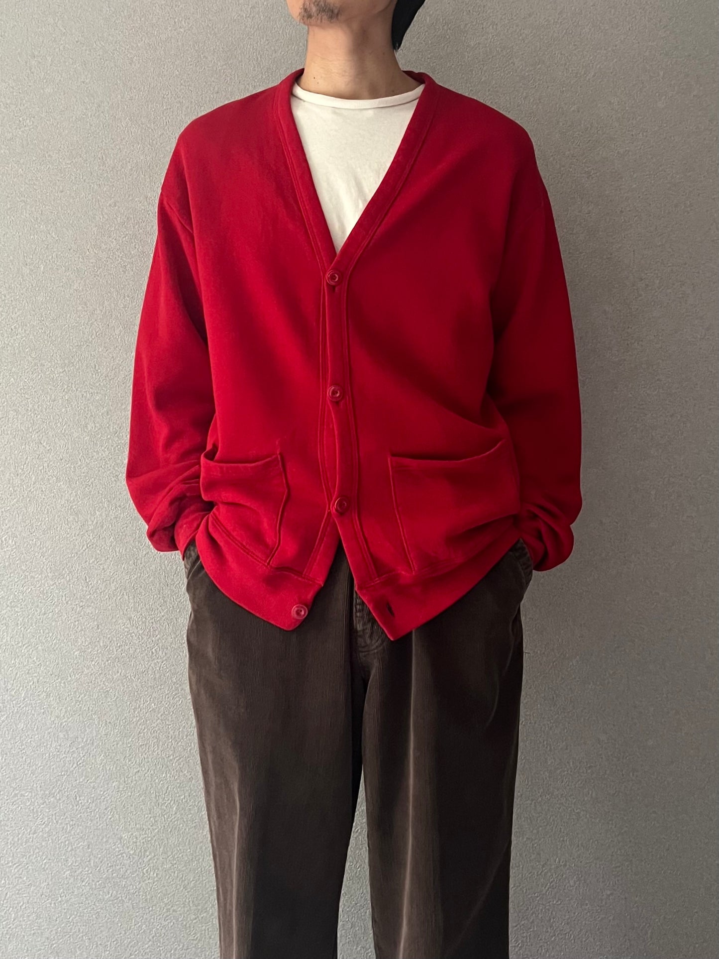 80's JERZEES sweat cardigan