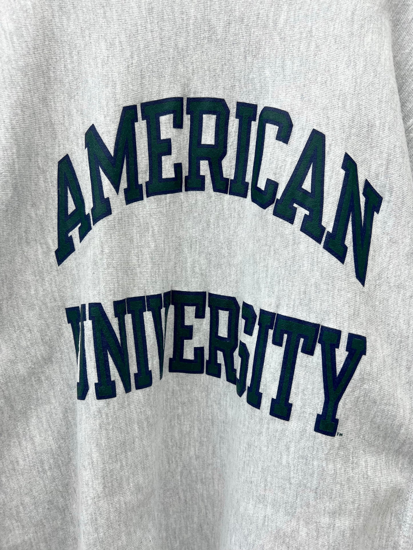 90's Champion REVERSE WEAVE  "AMERICAN UNIVERSITY"