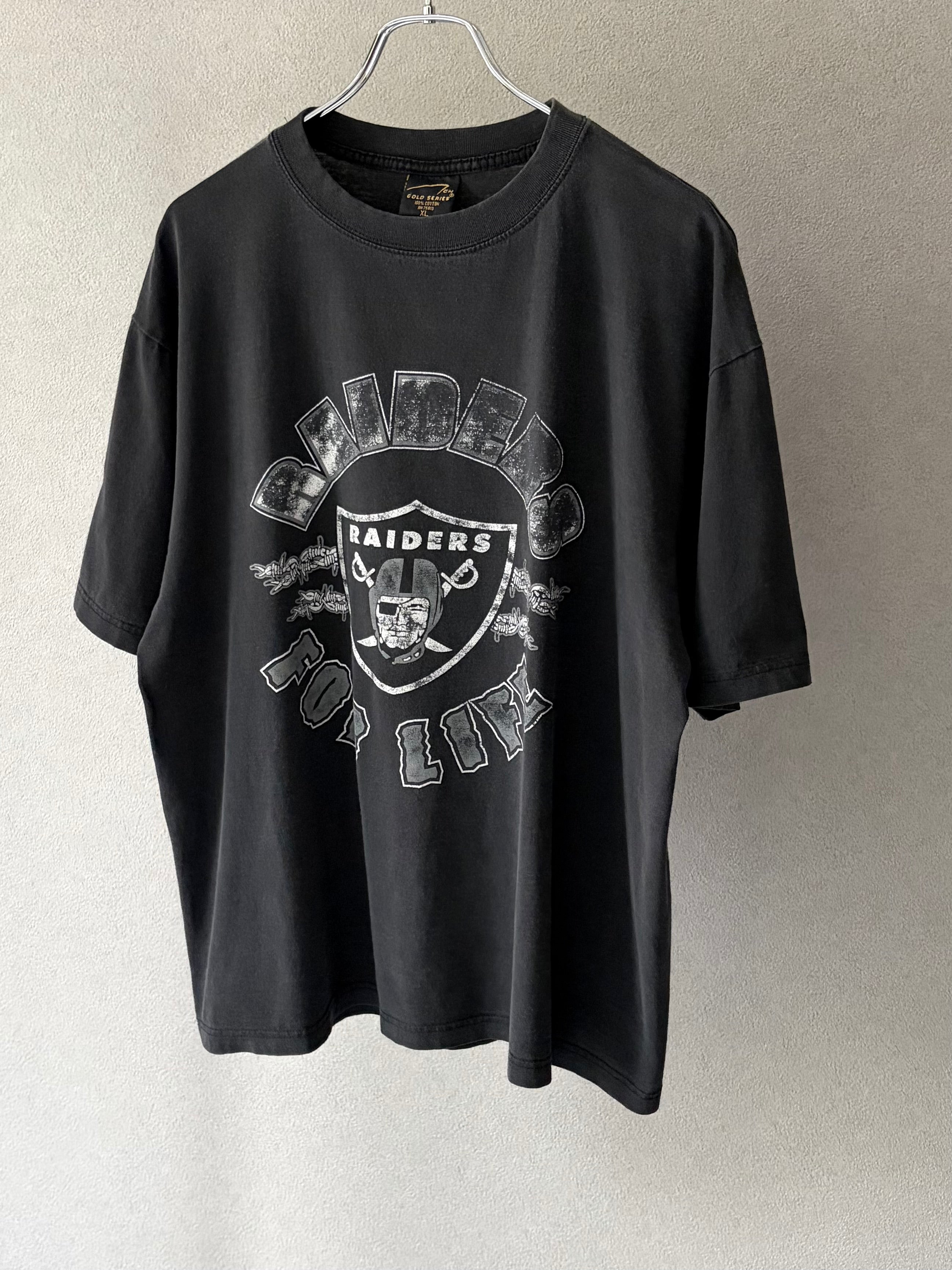 90's NFL RAIDERS print t-shirt – HARU CLOTHING STORE