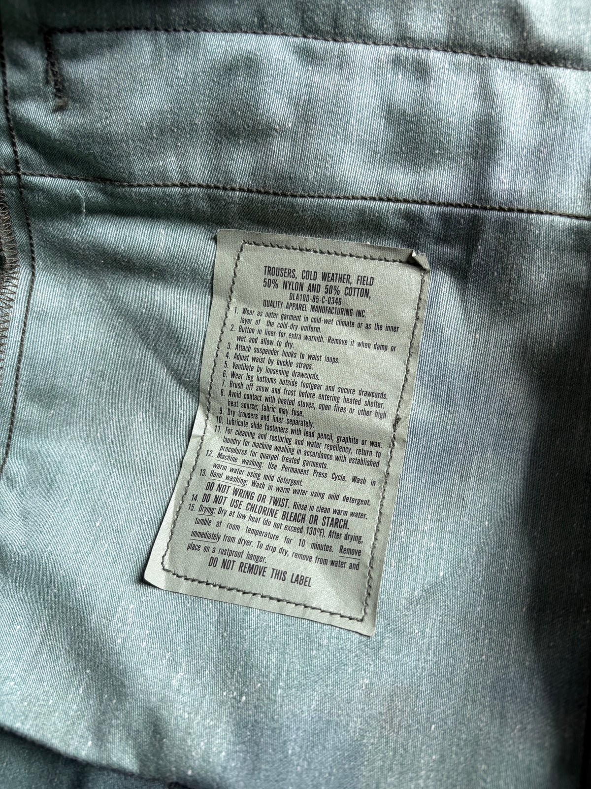 80's US.ARMY M-65 field pants