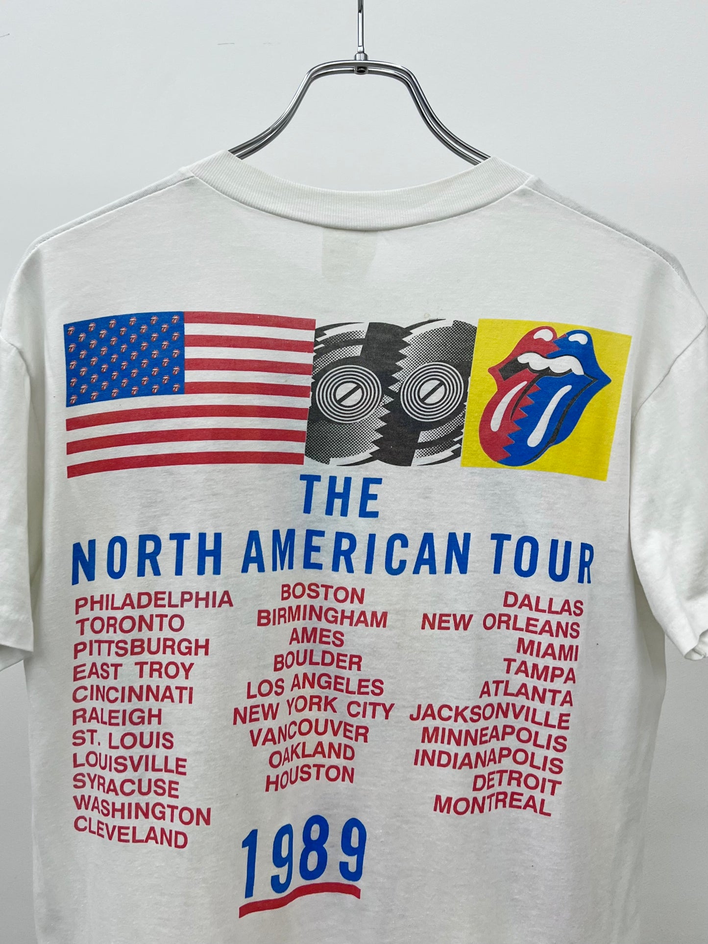 80's THE ROLLING STONES music t-shirt "Made in USA"