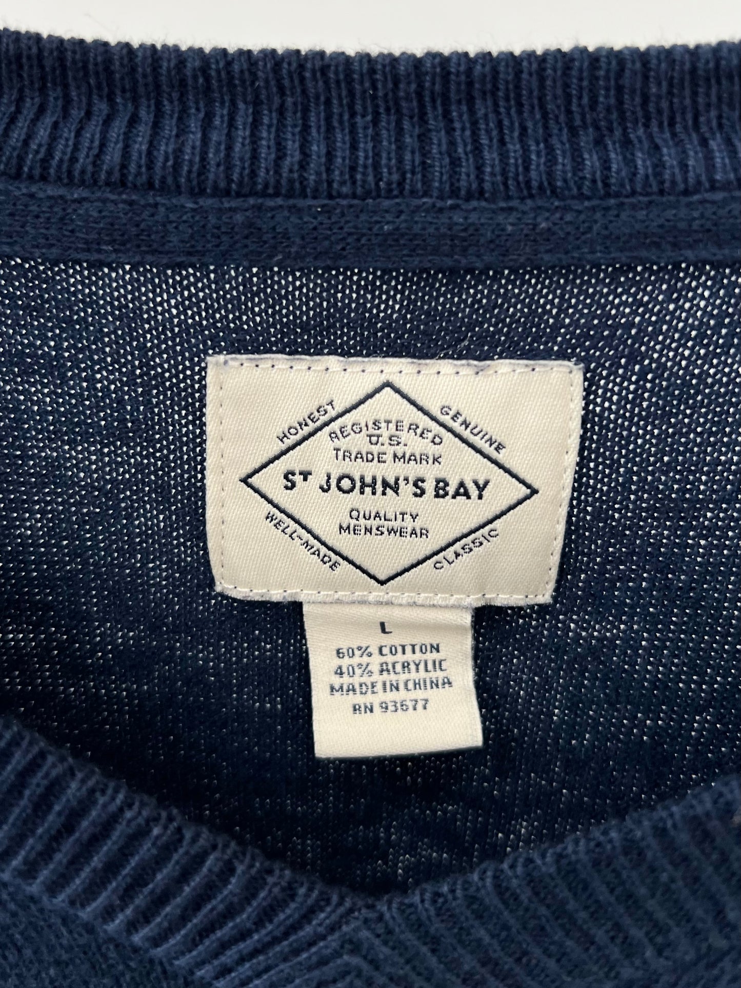 00's ST.JOHN'S BAY v-neck knit