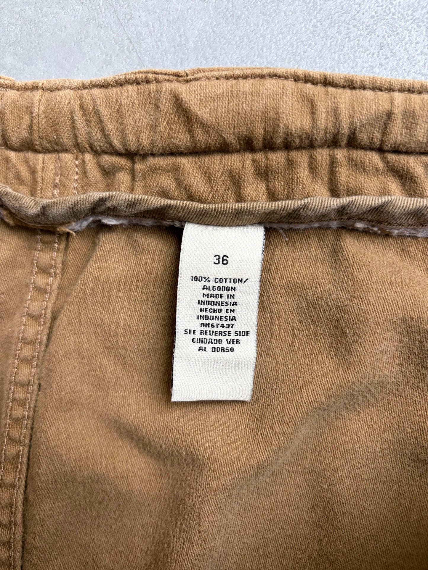 00's POLO JEANS cut off work shorts
