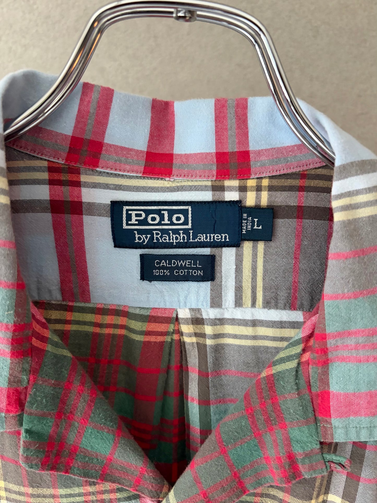 90's Polo Ralph Lauren open collar shirt "CALDWELL"