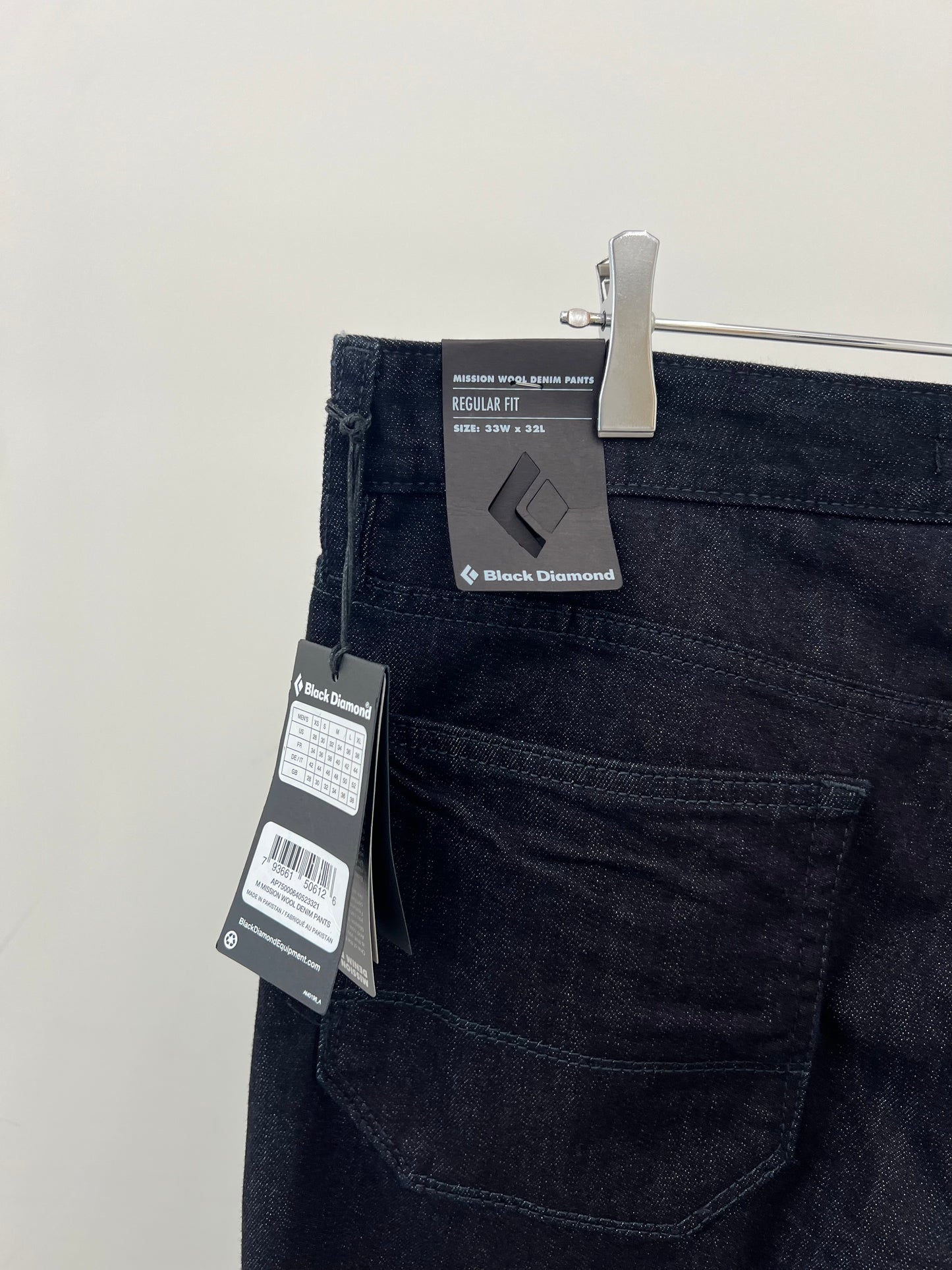 00's BLACK DIAMOND denim pants "DEAD STOCK"