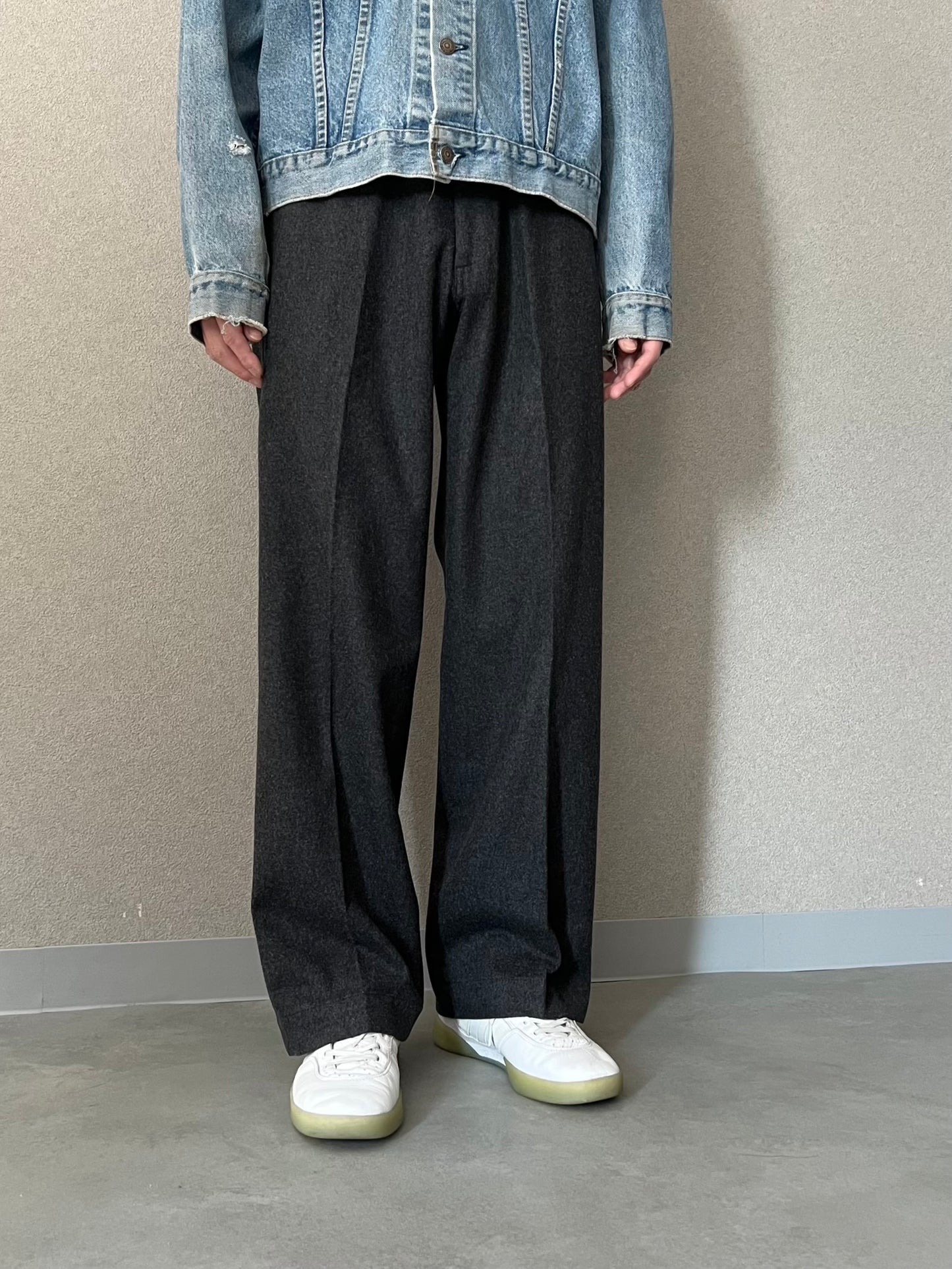 00's BANANA REPUBLIC wool flannel slacks