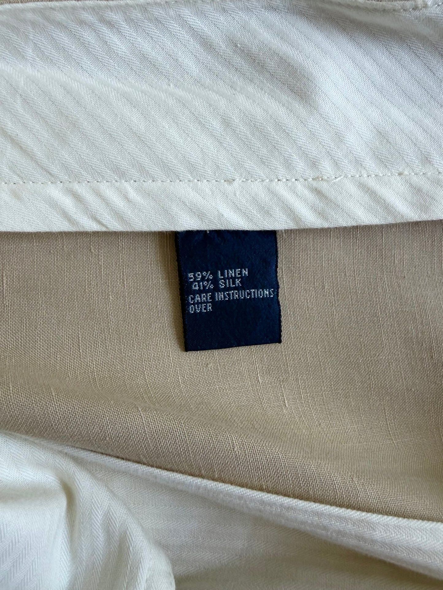 00's Polo Ralph Lauren linen×silk slacks