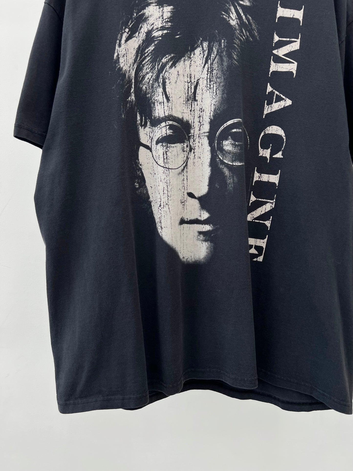 00's John Lennon music t-shirt "IMAGINE"
