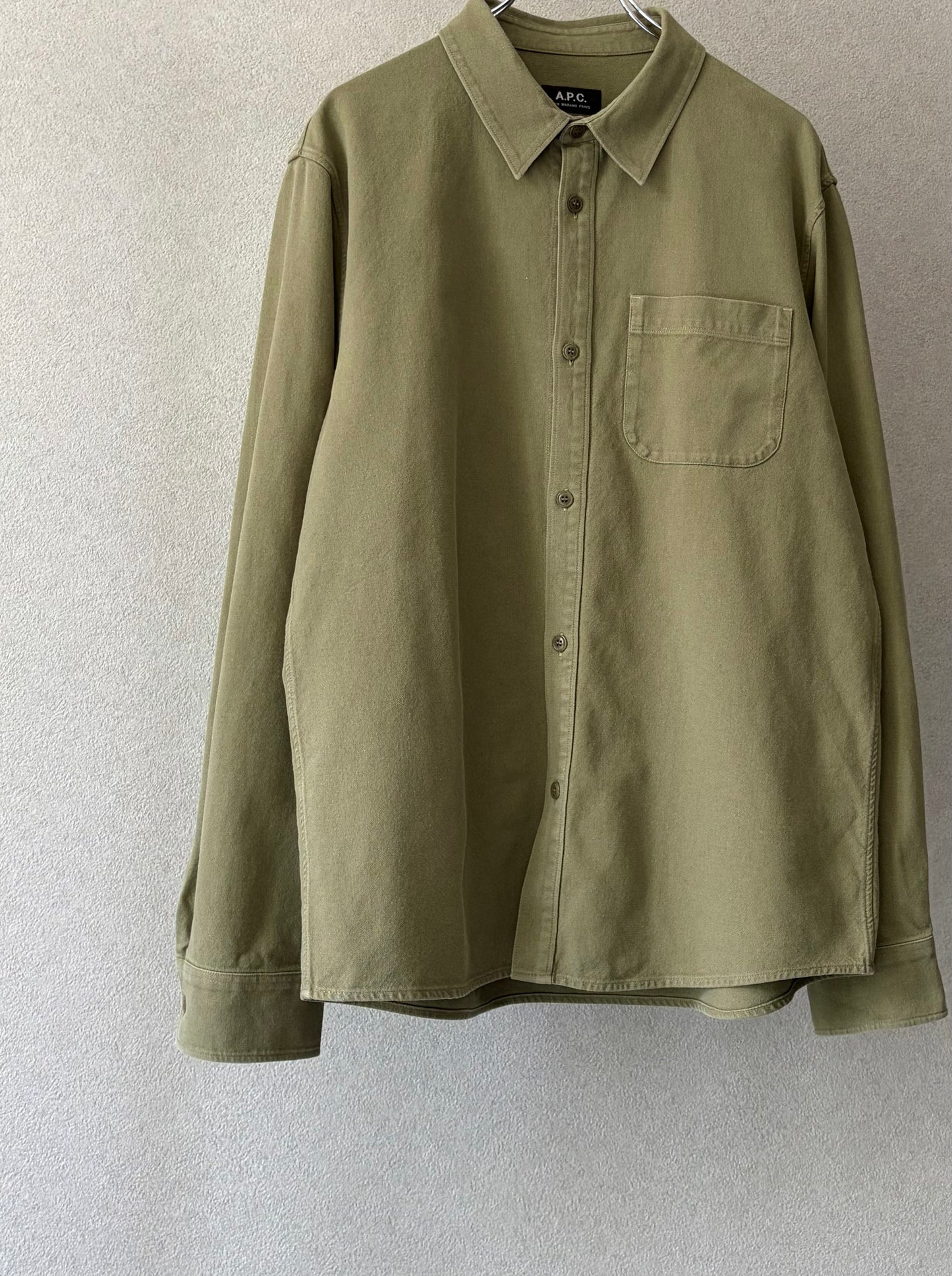 00's A.P.C. cotton x linen shirt