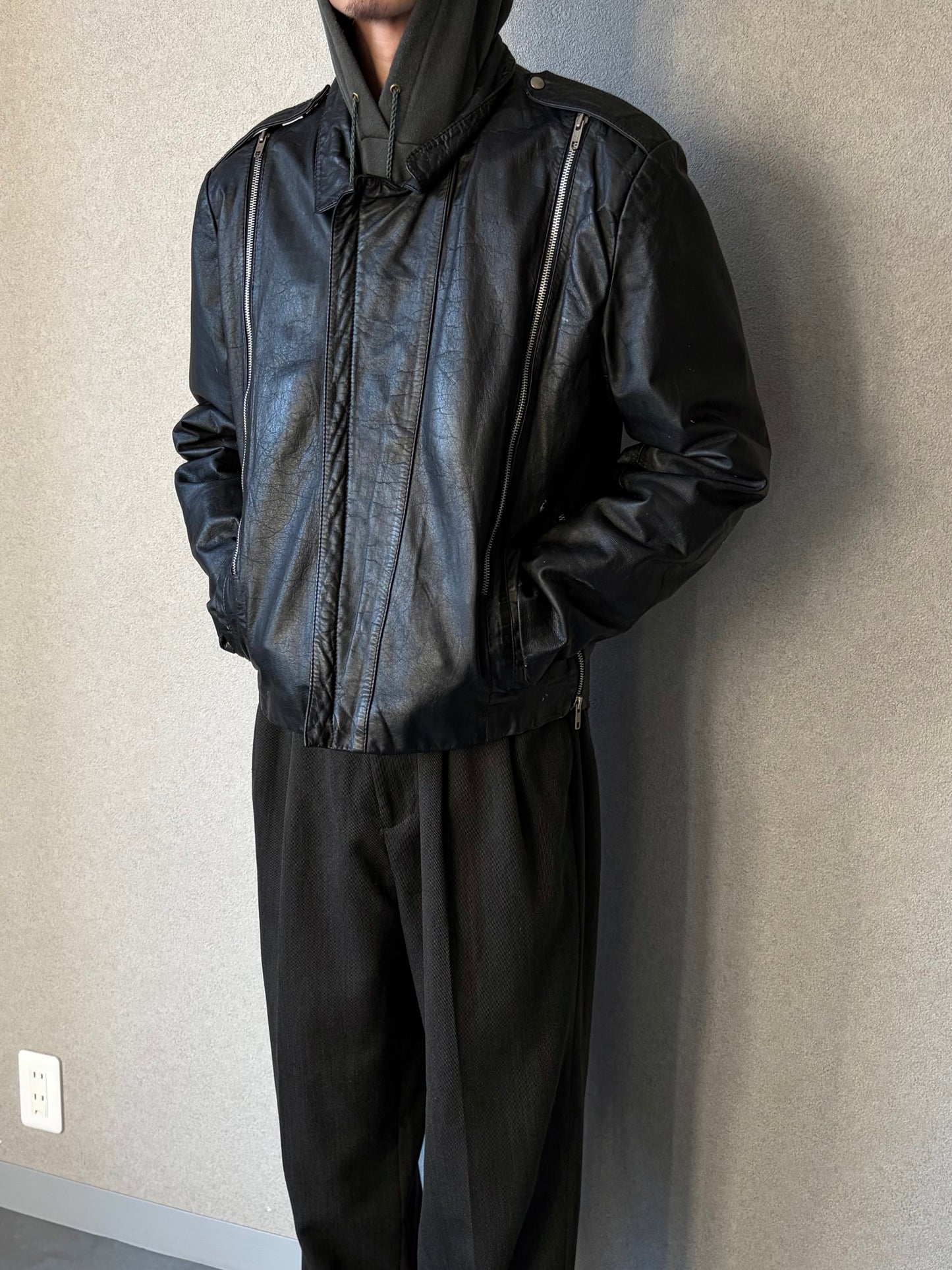 80's Chessking leather jacket