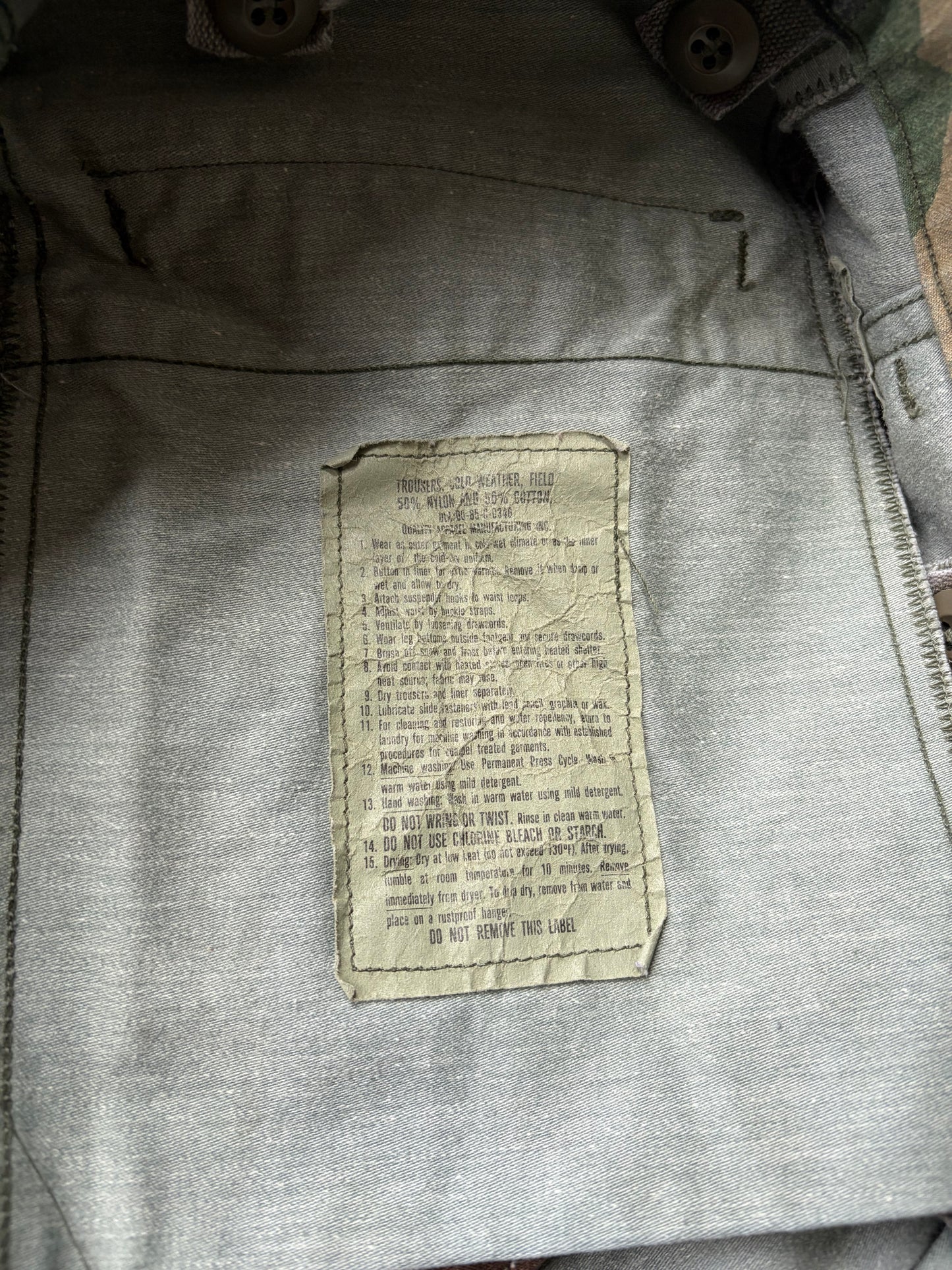 80's US.ARMY m-65 field pants